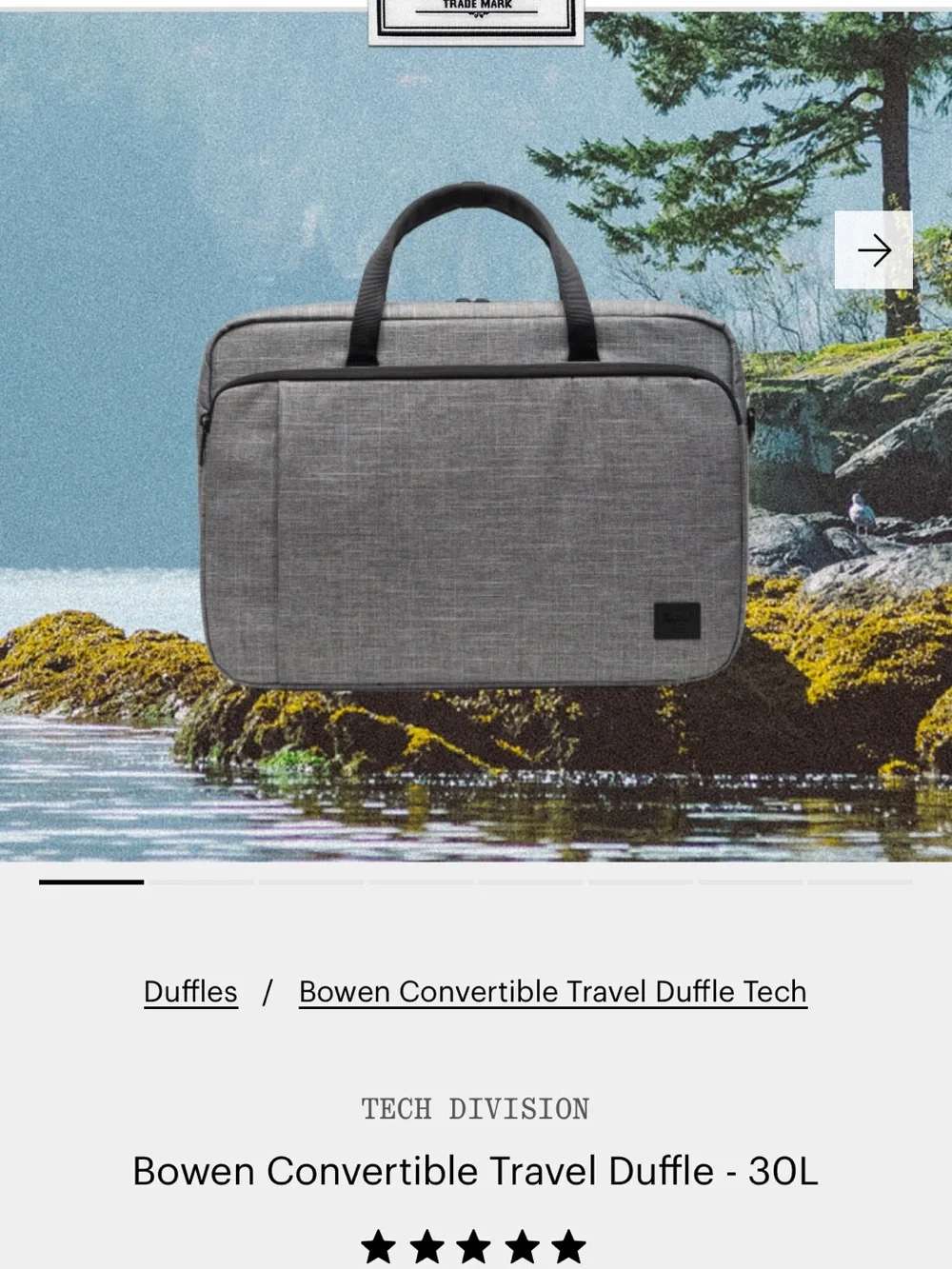 Men's Gray Travel Shoulder Bag - Versatile Laptop Carry